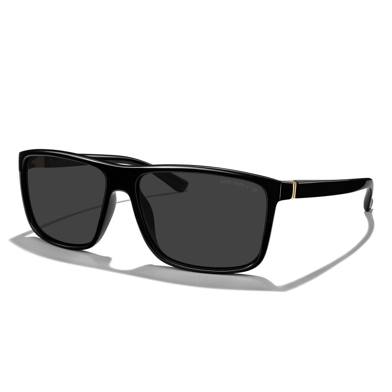 MERRY'S Rectangular Polarized Sports Sunglasses for Men Women Cycling Driving Fishing UV400 Protection S8225 - Image 1